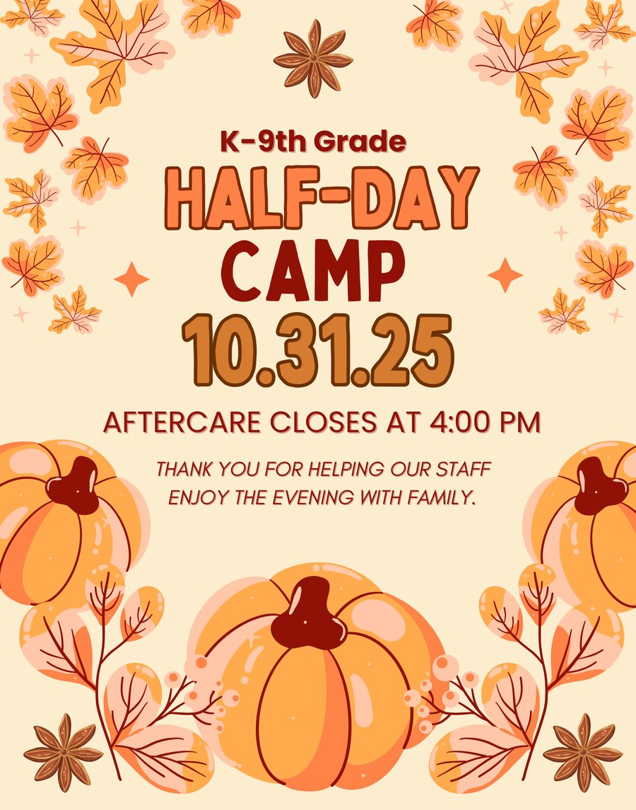 10-31-25 Half Day Camp
