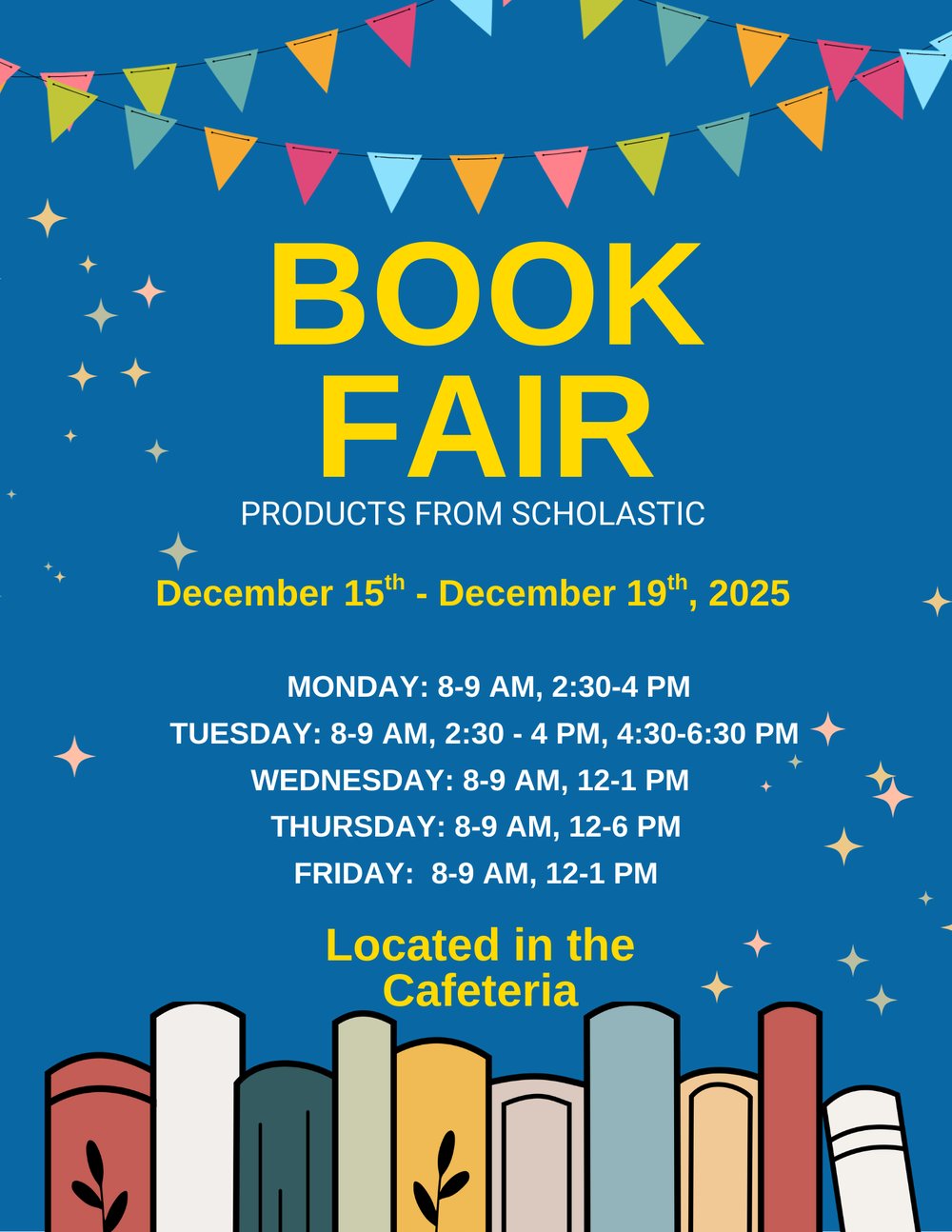 Book Fair Event Flyer