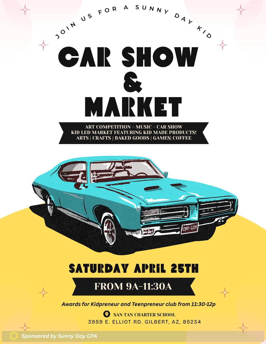 Car show flyer