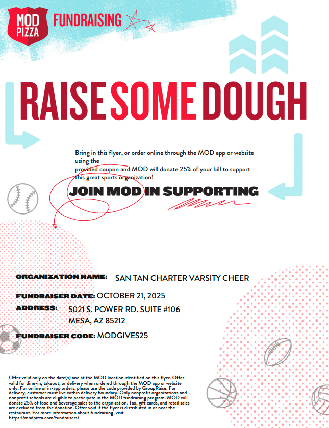 Cheer fundraiser