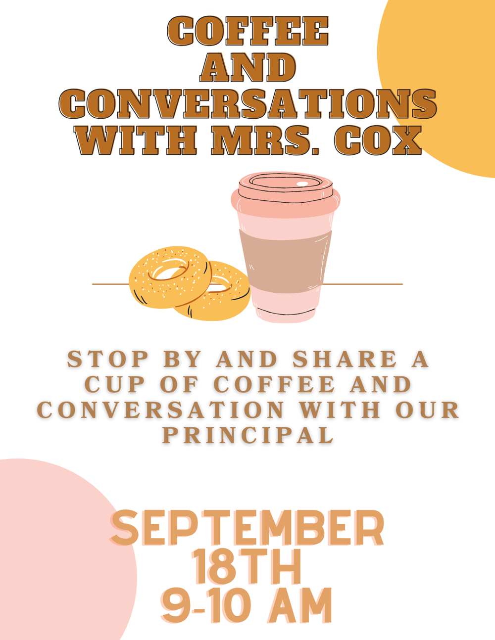 Coffee with Cox September 2025