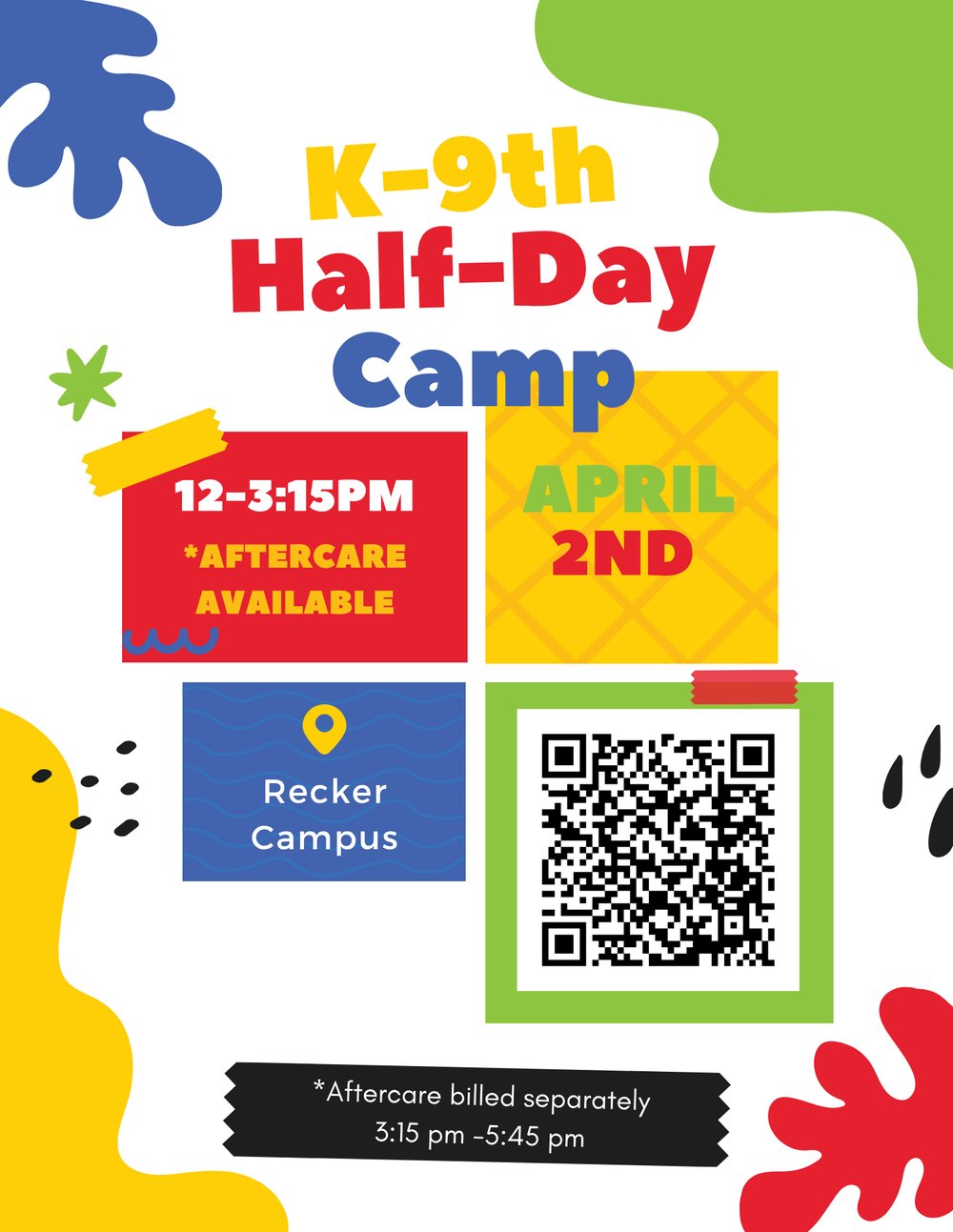 Half-Day Camp April 2026