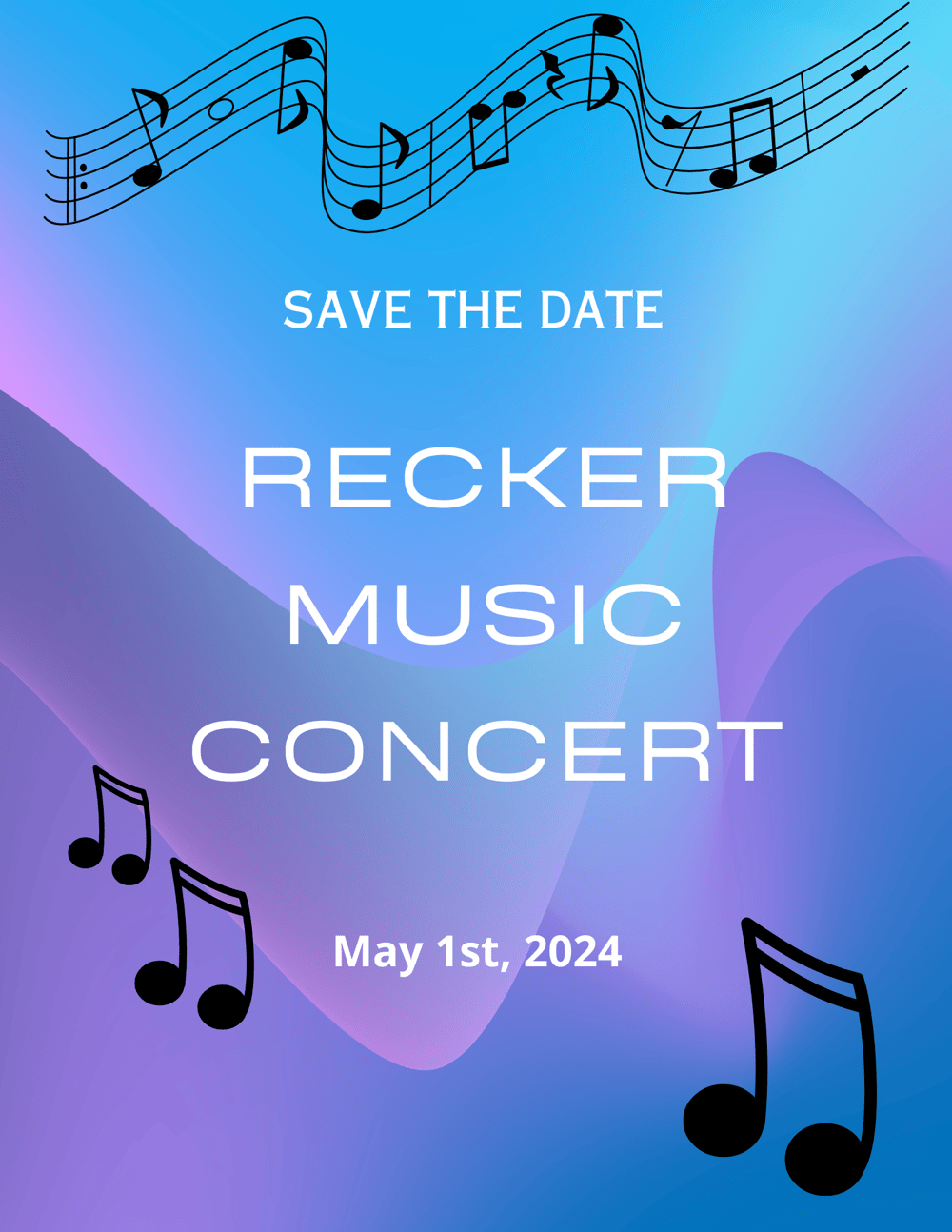 Music Concert Save the Date