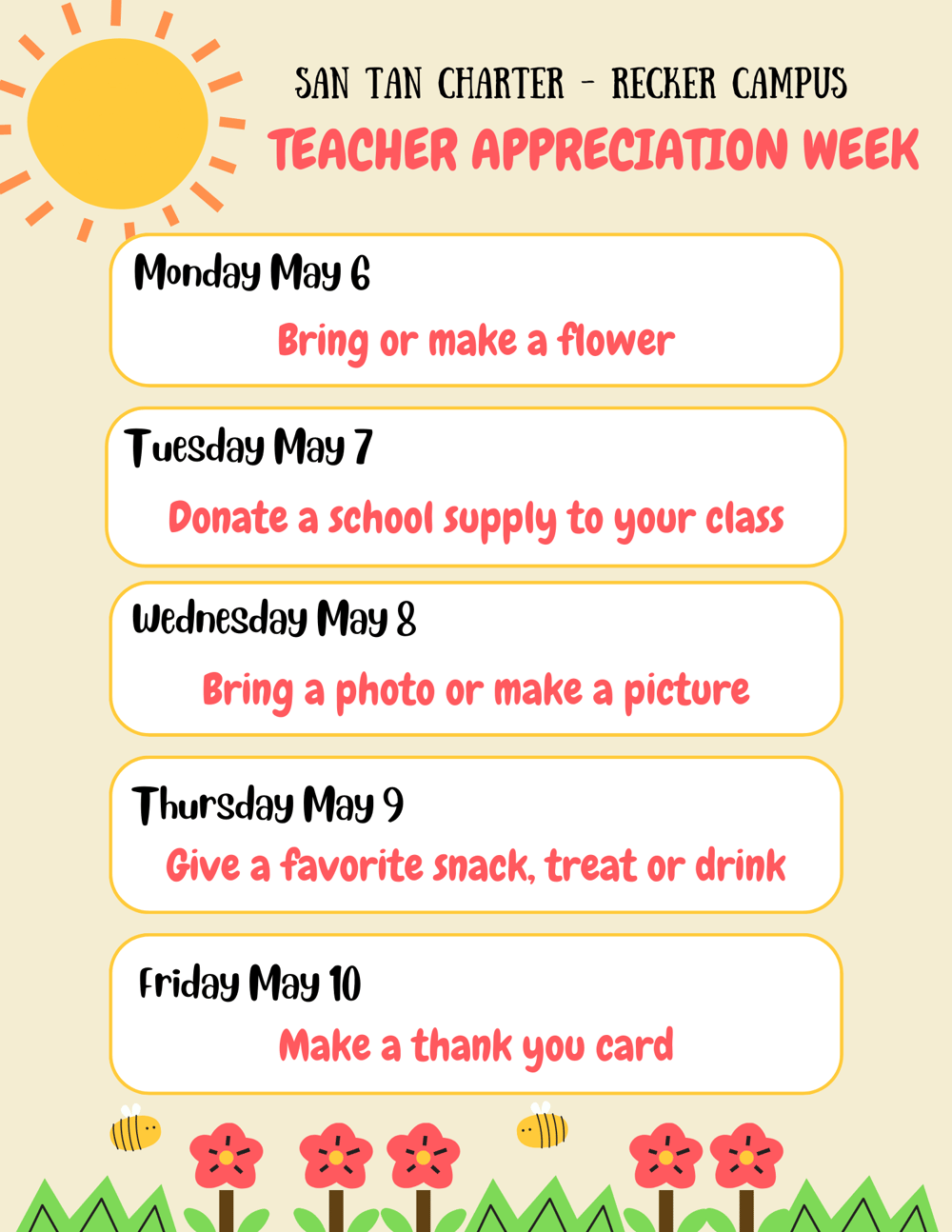 Teacher Appreciation Week