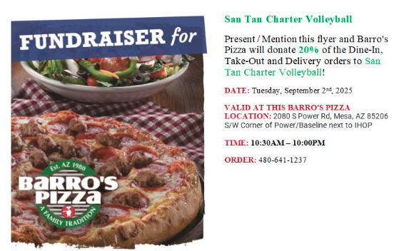 barros pizza night
